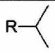 <smiles>[R]C(C)C</smiles>